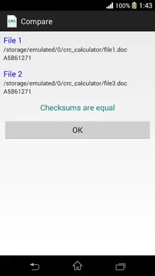 CRC Calculator android App screenshot 0